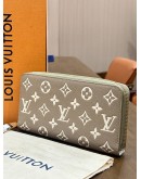 LOUIS VUITTON ZIPPY WALLET IN BICOLOUR MONOGRAM EMPREINTE EMBOSSED LEATHER WITH GOLD HARDWARE 