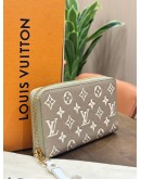 LOUIS VUITTON ZIPPY WALLET IN BICOLOUR MONOGRAM EMPREINTE EMBOSSED LEATHER WITH GOLD HARDWARE 