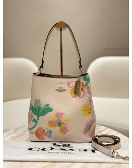 COACH TOWN BUCKET BAG WITH DREAMY LAND FLORAL PRING