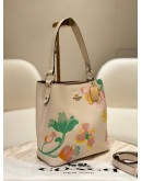 COACH TOWN BUCKET BAG WITH DREAMY LAND FLORAL PRING