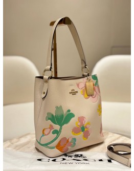 COACH TOWN BUCKET BAG WITH DREAMY LAND FLORAL PRING