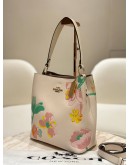 COACH TOWN BUCKET BAG WITH DREAMY LAND FLORAL PRING