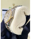 ROLEX DATEJUST 36 HALF 18K 750 YELLOW GOLD JUBILEE REF 16233 WHITE COMPUTER DIAL 4136MM AUTOMATIC WATCH 