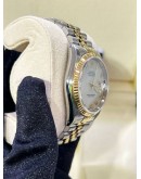 ROLEX DATEJUST 36 HALF 18K 750 YELLOW GOLD JUBILEE REF 16233 WHITE COMPUTER DIAL 4136MM AUTOMATIC WATCH 