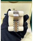 ROLEX DATEJUST 36 HALF 18K 750 YELLOW GOLD JUBILEE REF 16233 WHITE COMPUTER DIAL 4136MM AUTOMATIC WATCH 