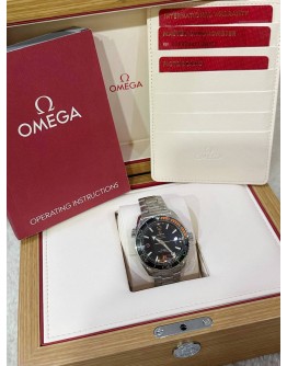 OMEGA SEAMASTER PLANET OCEAN CO-AXIAL MASTER CHRONOMETER 600M REF 215.30.44.21.01.002 BLACK DIAL 43.5MM AUTOMATION WATCH 