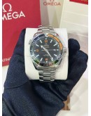 OMEGA SEAMASTER PLANET OCEAN CO-AXIAL MASTER CHRONOMETER 600M REF 215.30.44.21.01.002 BLACK DIAL 43.5MM AUTOMATION WATCH 