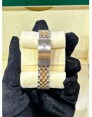 ROLEX DATEJUST 31 HALF 18K 750 YELLOW GOLD JUBILEE REF 68273 GOLD CHAMPAGNE DIAL 31MM AUTOMATIC WATCH 