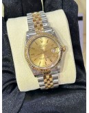 ROLEX DATEJUST 31 HALF 18K 750 YELLOW GOLD JUBILEE REF 68273 GOLD CHAMPAGNE DIAL 31MM AUTOMATIC WATCH 