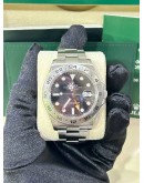 ROLEX EXPLORER II REF 216570 BLACK DIAL 42MM AUTOMATIC WATCH 