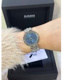 RADO FLORENCE DATE REF 152.3716.4 BLUE DIAL 33MM QUARTZ WATCH 