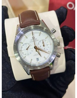 OMEGA SPEEDMASTER 57 CHRONOGRAPH REF 331.12.42.51.02.002 WHITE DIAL 41.5MM AUTOMATIC WATCH 