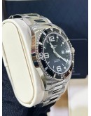 LONGINES HYDROCONQUEST REF L3.780.4.56.6 BLACK DIAL 39MM AUTOMATIC WATCH 