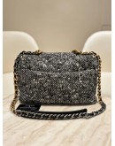 CHANEL 19 FLAP BAG IN OREO BLACK & WHITE TWEED