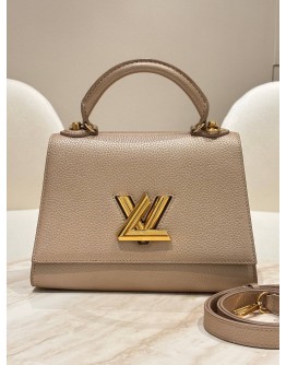 LOUIS VUITTON TWIST ONE HANDLE HANDBAG IN GREIGE