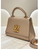 LOUIS VUITTON TWIST ONE HANDLE HANDBAG IN GREIGE
