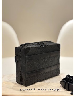 LOUIS VUITTON SOFT TRUNK WALLET IN BLACK MONOGRAM TAURILLON LEATHER 