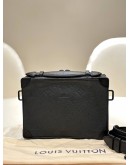 LOUIS VUITTON SOFT TRUNK WALLET IN BLACK MONOGRAM TAURILLON LEATHER 