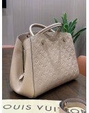 LOUIS VUITTON MM MONTAIGNE IN DUNE EMPREINTE MONOGRAM LEATHER 