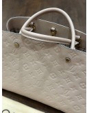 LOUIS VUITTON MM MONTAIGNE IN DUNE EMPREINTE MONOGRAM LEATHER 