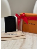 LOUIS VUITTON POCKET ORGANIZER IN BLACK OSTRICH LEATHER