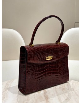 LOUIS VUITTON VINTAGE TOP HANDLE HANDBAG IN CROCODILE LEATHER