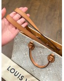 LOUIS VUITTON MM ONTHEGO TOTE BAG IN PALE ECRU " SINCE 1854 " JACQUARD CANVAS 