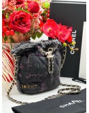 CHANEL DENIM MOOD BUCKET BAG (MICROCHIP) -FULL SET-