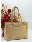 CHANEL GST GHW CAVIAR LEATHER TOTE BAG