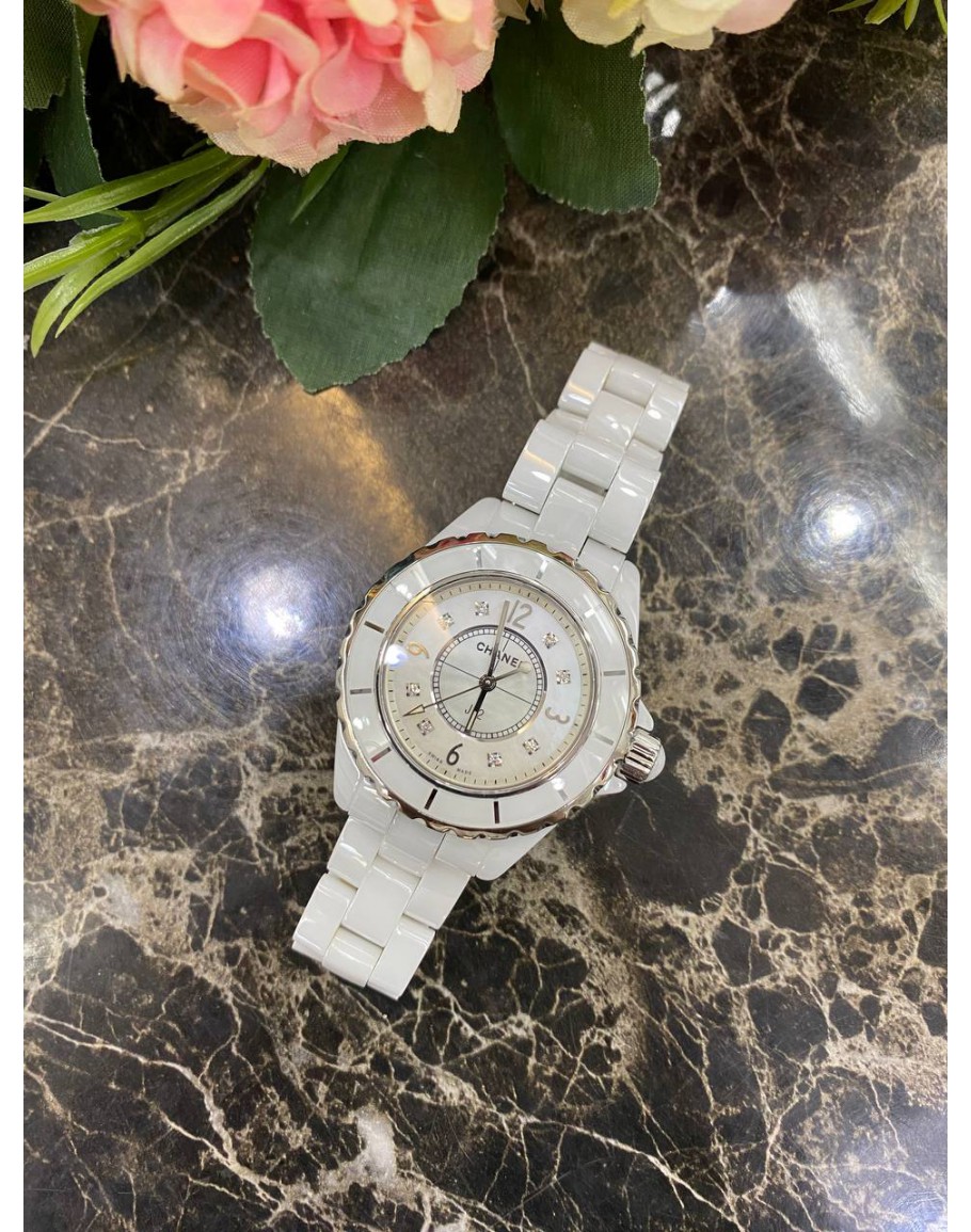 Chanel White Ceramic Watch Flower Discount SAVE 37  jfmbeu