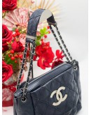 CHANEL QUILTED LEATHER CC CHAIN SHOULDER BAG