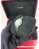 2017 CARTIER BALLON BLEU DIAMONDS REF 3009 WHITE ROMAN NUMERAL DIALS 28MM QUARTZ WATCH