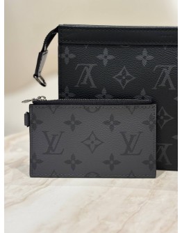 LOUIS VUITTON GASTON WEARABLE WALLET IN MONOGRAM ECLIPSE