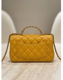 CHANEL MINI COCO HANDLE WITH RHINESTONES FLAP BAG