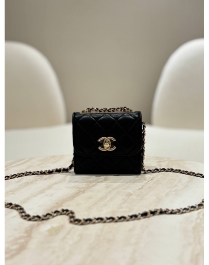 CHANEL LAMBSKIN QUILTED TRENDY CC