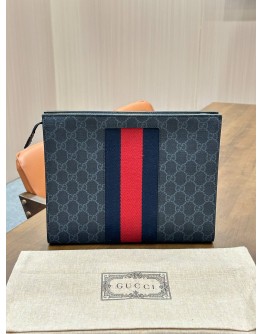 GUCCI GG SUPREME WEB POUCH 