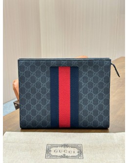 GUCCI GG SUPREME WEB POUCH 