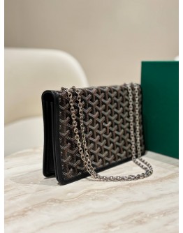 GOYARD ALEXANDRE II BAG IN DARK BLUE GOYARDLINE CANVAS