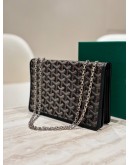 GOYARD ALEXANDRE II BAG IN DARK BLUE GOYARDLINE CANVAS