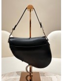CHRISTIAN DIOR SADDLE BAG IN BLACK CALFSKIN LEATHER