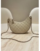 CHANEL MOON LIGHT BEIGE QUILTED LAMBSKIN