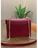 COACH KLARE CHAIN CROSSBODY BAG IN BURGUNDY RED 