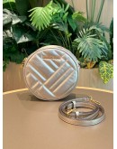 MICHAEL KORS VIVIANNE CANTEEN QUILTED LEATHER CROSSBODY BAG IN METALLIC SILVER