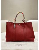 HERMES GARDEN PARTY 36 IN CAMAILS ORANGE NEGONDA LEATHER
