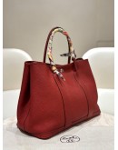 HERMES GARDEN PARTY 36 IN CAMAILS ORANGE NEGONDA LEATHER