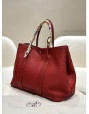 HERMES GARDEN PARTY 36 IN CAMAILS ORANGE NEGONDA LEATHER