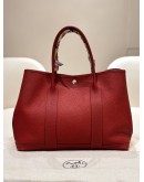 HERMES GARDEN PARTY 36 IN CAMAILS ORANGE NEGONDA LEATHER