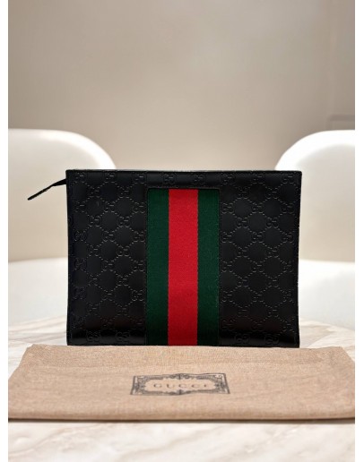 GUCCI GUCCISSIMA SIGNATURE WEB POUCH