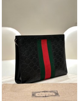 GUCCI GUCCISSIMA SIGNATURE WEB POUCH