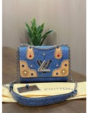 LOUIS VUITTON EPI ELECTRIC NIGHT BOX BAG WITH SHIMMERING STRASS SET “V”TWIST LOCK 